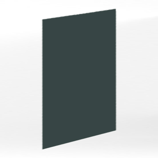 Joue de finition basse L60 x H70 (700x580) – Vert Pantone laqué mat