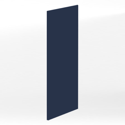 Joue de finition colonne L60 x H200 (2000x580) – Bleu Pantone laqué mat