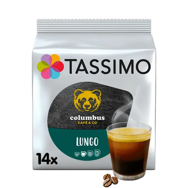 Columbus Lungo - 14 capsules Tassimo