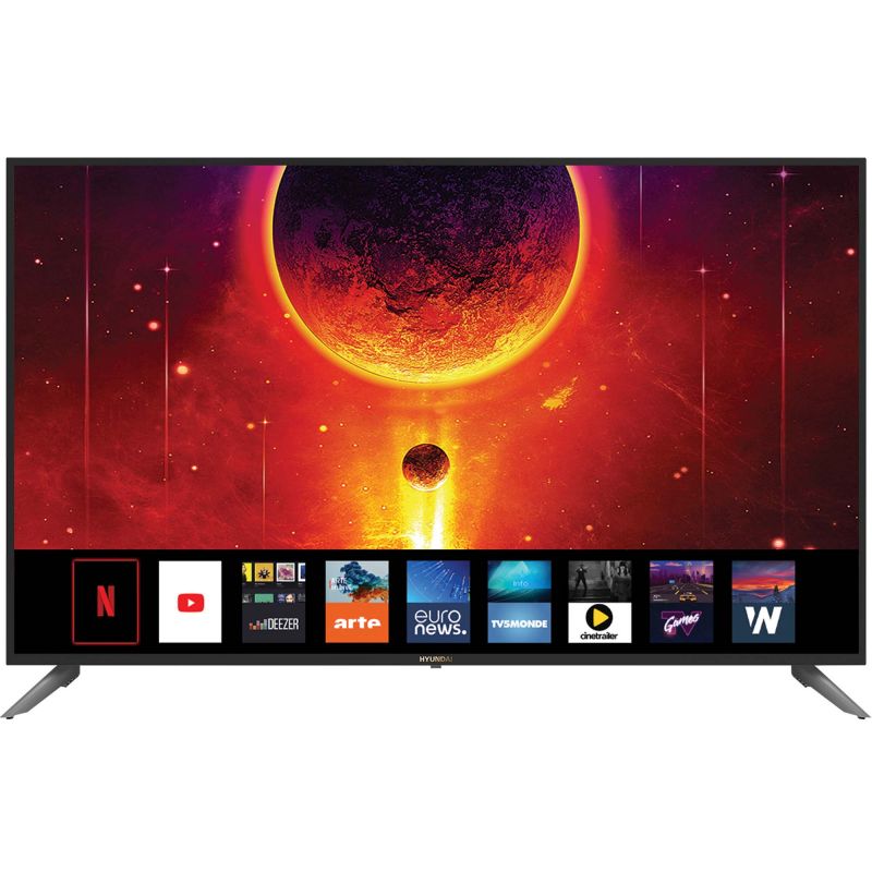 Hyundai - Smart TV 50'' (127 cm) 4K Ultra HD Netflix YouTube PrimeVideo Screencast USB HDMI